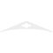 Ekena Millwork Pitch Turner Architectural Grade PVC Gable Pediment, 48"W x 10"H x 1"P (5/12) GPP048X010X100TUR - alternate 3